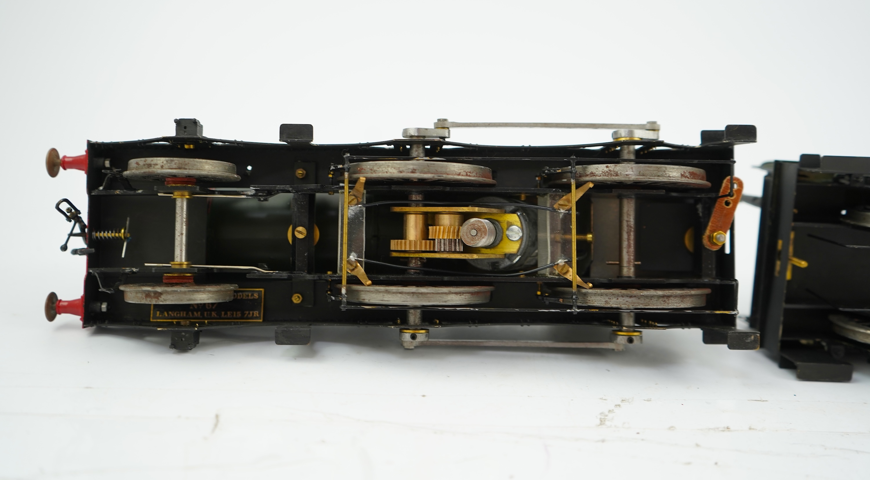 A Gauge One Cherry Scale Models (No.67) model of a GWR Dean 3206 Barnum Class, 2-4-0 tender locomotive, 3211, the model is powered for two rail operation.